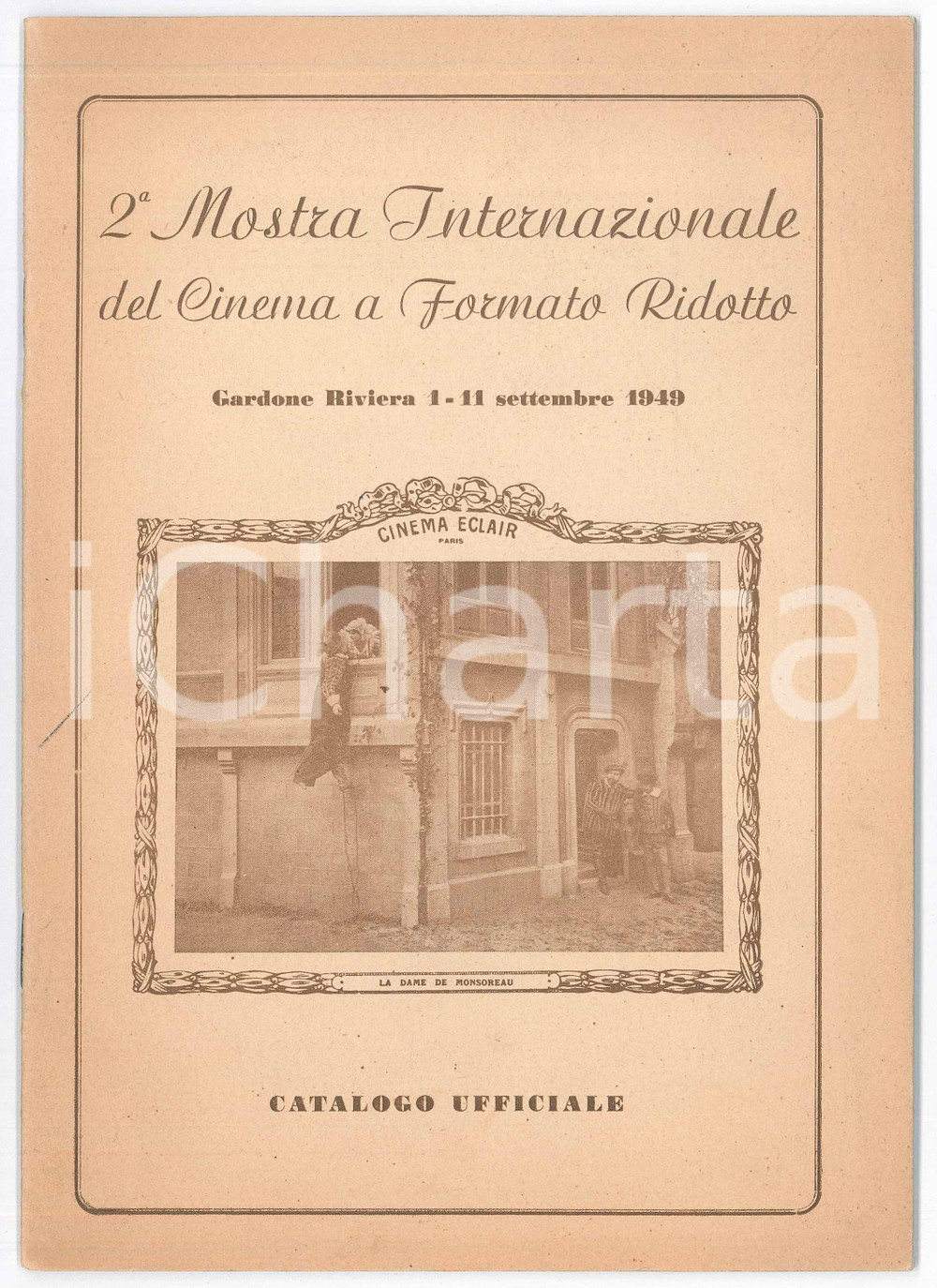 Libro, pubblicazione d epoca 1949 GARDONE RIVIERA Mostra Internazionale Cinema a Formato Ridotto  Catalogo 1
