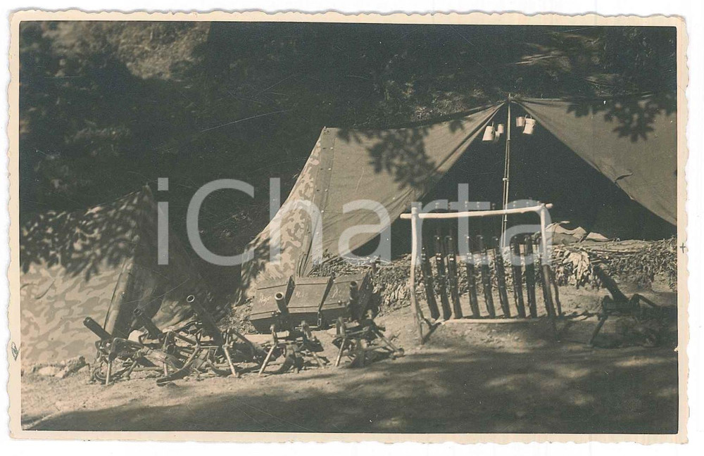 Fotografia d epoca originale 1937 AOI ETIOPIA Accampamento italiano  Fotografia 14x9 cm 1