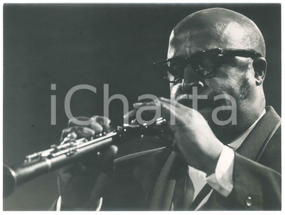 Fotografia d epoca originale 1963 SANREMO  FESTIVAL JAZZ Yusef LATEEF Cannonball Adderley Sextet  Foto 1