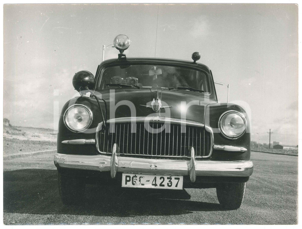 Fotografia d epoca originale 1960 ca SPAGNA  GUARDIA CIVIL  Auto per il fotocontrollo  Foto 24x18 cm 1