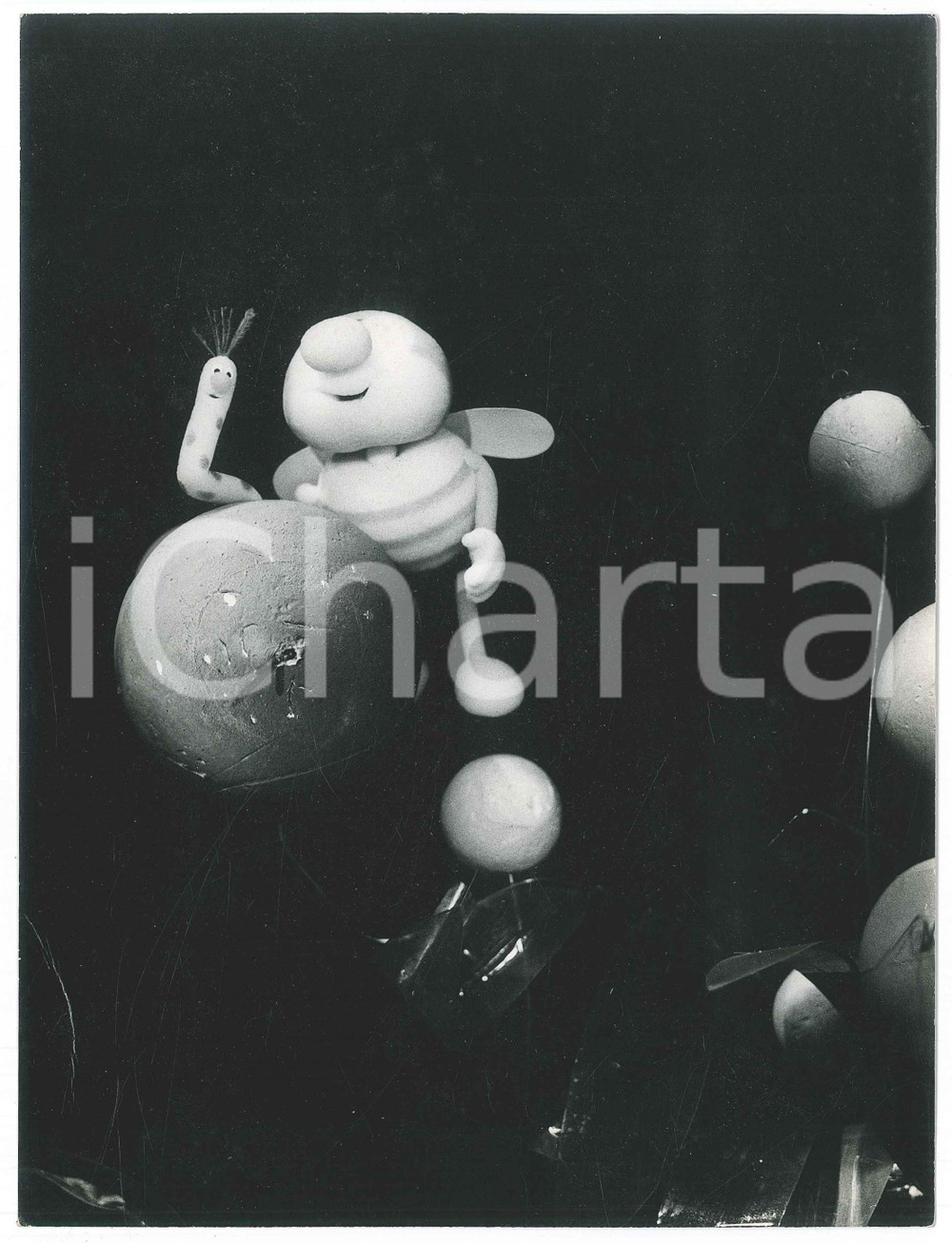 Fotografia d epoca originale 1970 RAI  L ORSO GONGO di Gici GANZINI GRANATA Giorgio FERRARI Foto 18x24 2 1