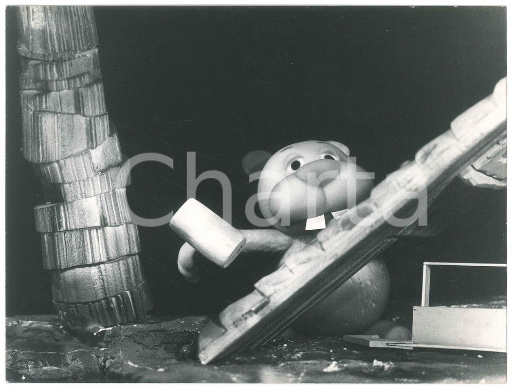 Fotografia d epoca originale 1970 RAI  L ORSO GONGO di Gici GANZINI GRANATA Giorgio FERRARI Foto 24x18 3 1