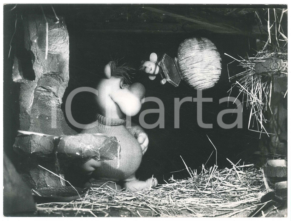 Fotografia d epoca originale 1970 RAI  L ORSO GONGO di Gici GANZINI GRANATA Giorgio FERRARI Foto 18x24 14 1