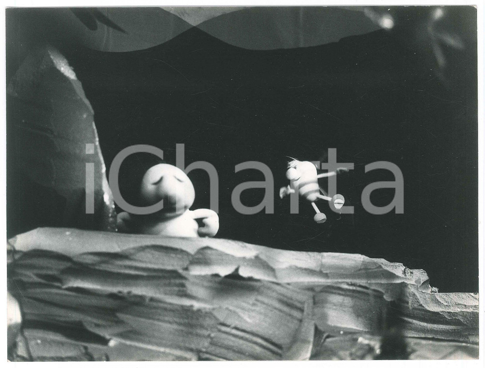 Fotografia d epoca originale 1970 RAI  L ORSO GONGO di Gici GANZINI GRANATA Giorgio FERRARI Foto 24x18 6 1