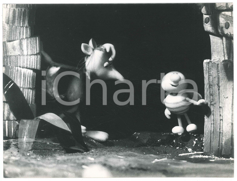 Fotografia d epoca originale 1970 RAI  L ORSO GONGO di Gici GANZINI GRANATA Giorgio FERRARI Foto 24x18 7 1