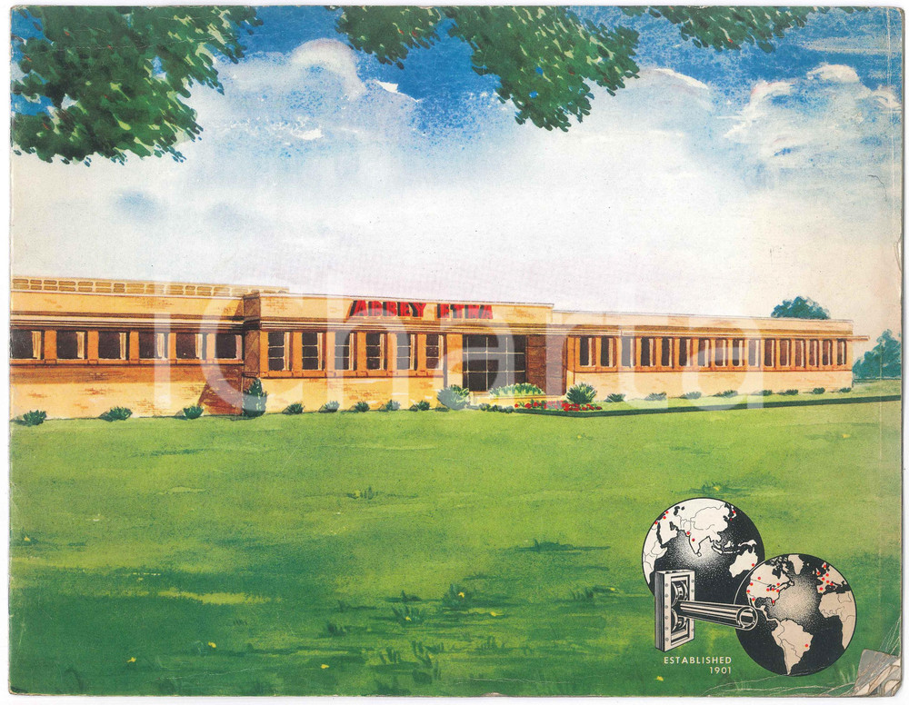 Materiale pubblicitario d’epoca 1950 ca PERRYSBURG USA Abbey ETNA Machine Co.  ILLUSTRATED Brochure 1