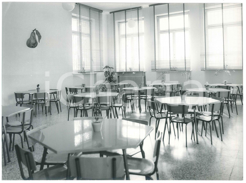 Fotografia d epoca originale 1960 ca PAVIA Frazione MIRABELLO  Aula della scuola materna  Foto 24x18 cm 1