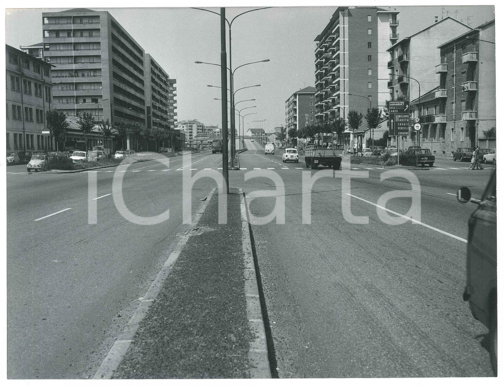 Fotografia d epoca originale 1973 TORINO MADONNA DI CAMPAGNA Corso Potenza angolo via Foligno 3 Foto 1