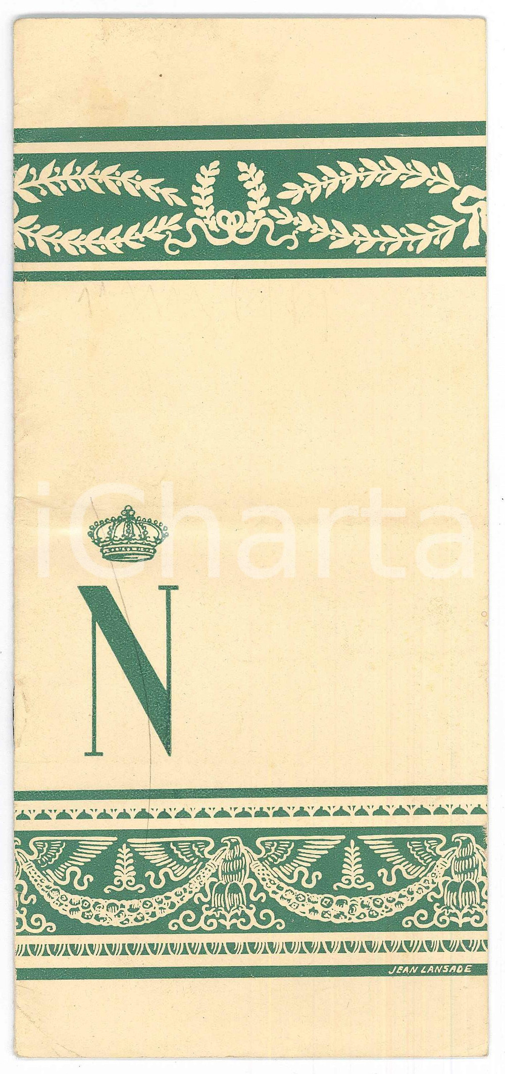 1950 ca PARIS 38, Avenue Friedland - Hotel NapolÃ©on Bonaparte - Brochure 12 pag, Brochure illustrata d'epoca, in lingua francese e inglese.  POOR/danneggiato Profonda piegatura centrale, gualciture diffuse Formato: 11x24 cm originale e autentica 1