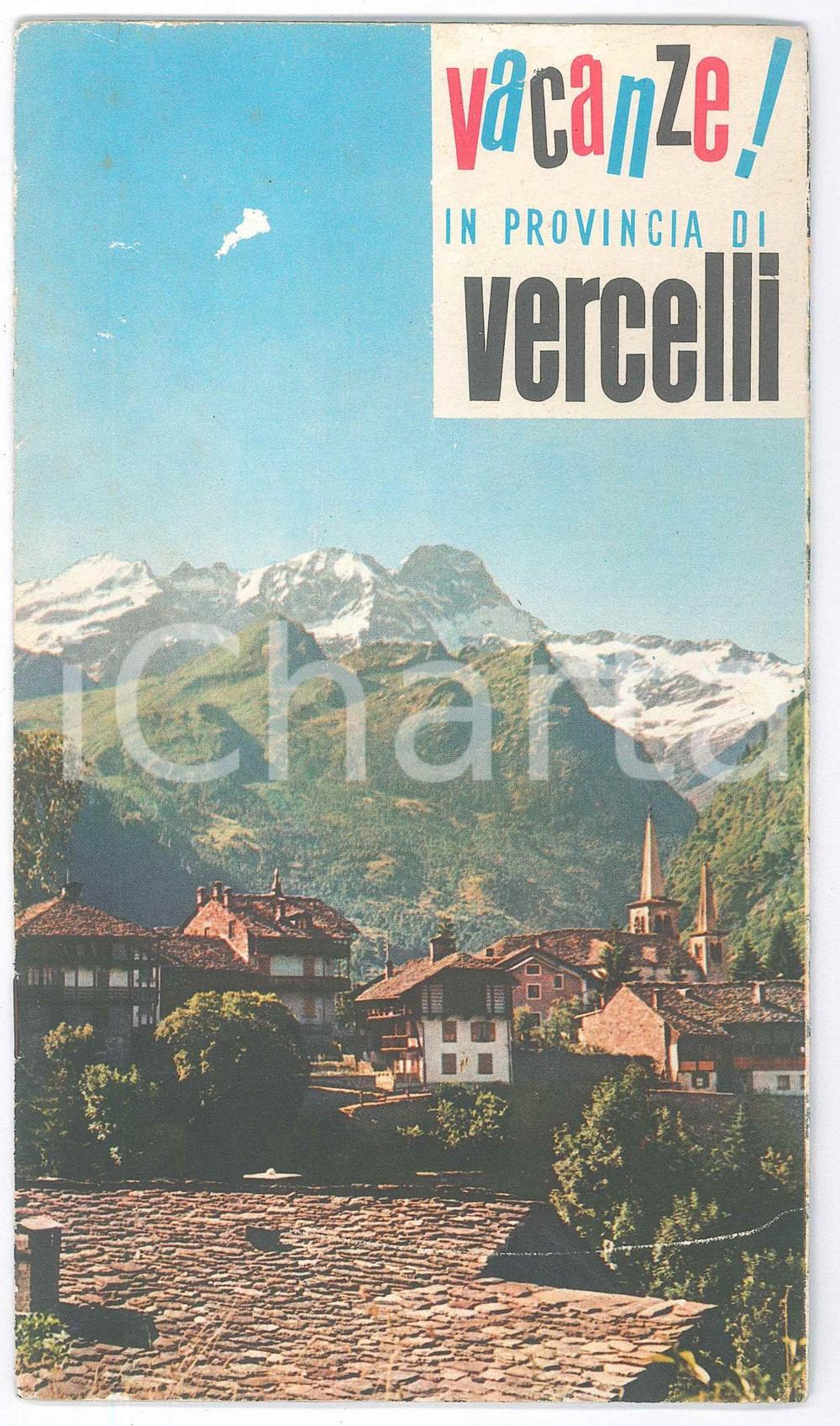 Materiale pubblicitario d’epoca 1955 ca VERCELLI Ente Provinciale Turismo Itinerari turistici BIELLA VALSESIA 2 1