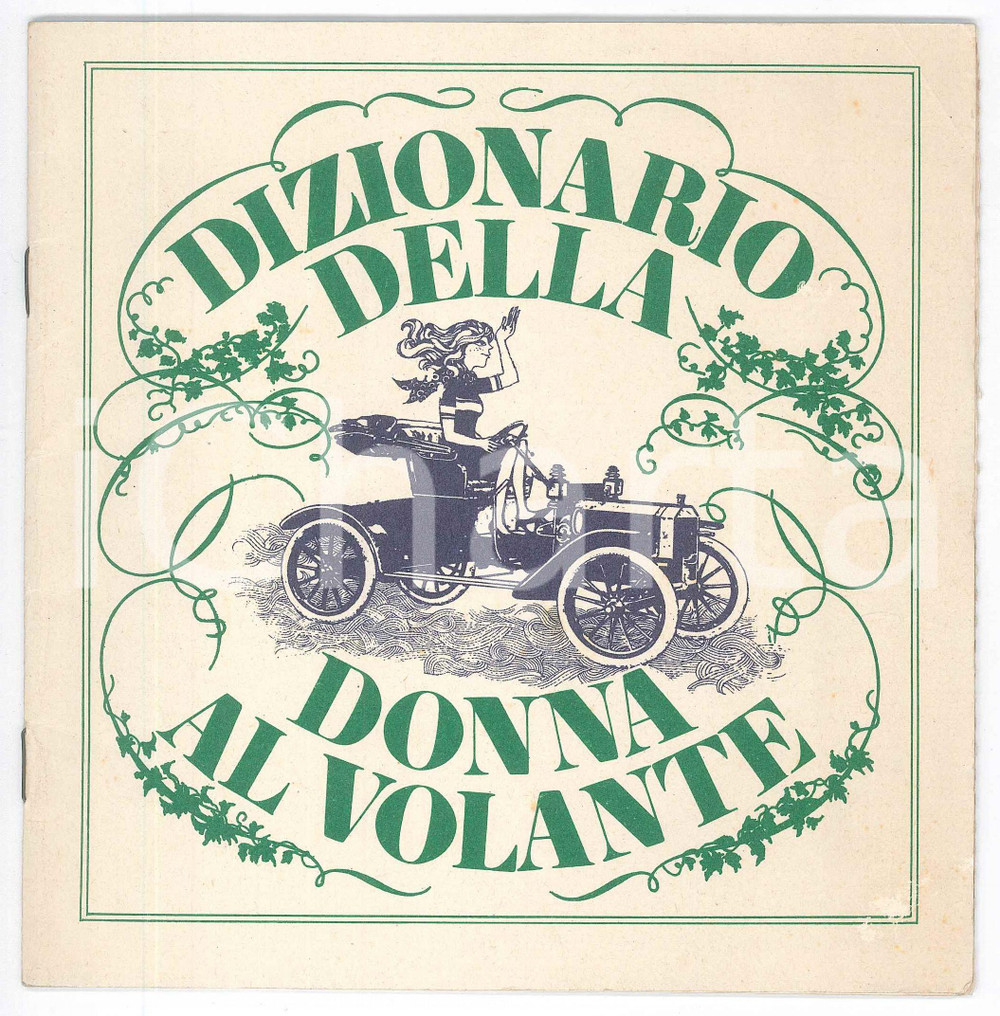 Libro, pubblicazione d epoca 1970 F. CARULLI F. ROVELLI Dizionario della donna al volante 26 pp. 1