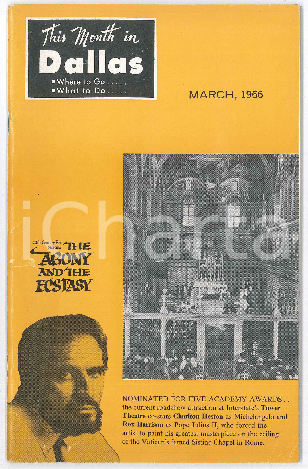 Libro, pubblicazione d epoca March 1966 This month in DALLAS  Where to go, what to do 58 p. 1
