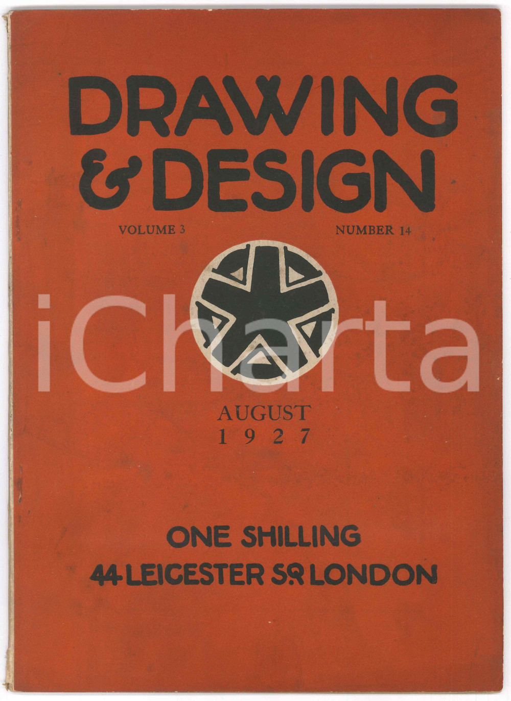 Giornale, rivista storica 1927 DRAWING AND DESIGN Volume 3 Number 14  Magazine ONE SHILLING 1