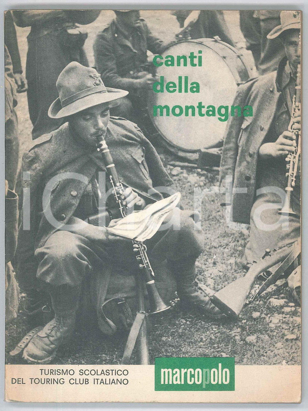 Libro, pubblicazione d epoca 1975 ca TPURING CLUB Canti della montagna  Disegni di Livio OBER Pubblicazione 1