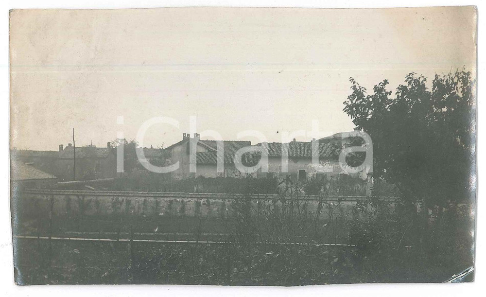 Fotografia d epoca originale 1940 ca LOMBARDIA  BRIANZA  Veduta con cascine Fotografia 15x9 cm 1