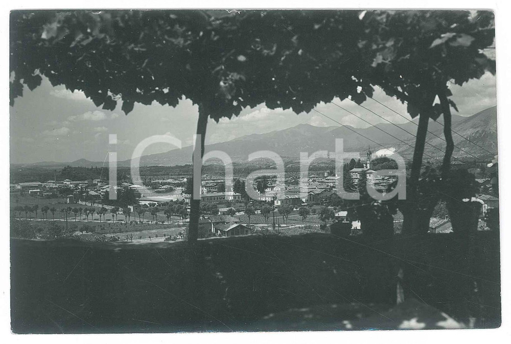 Fotografia d epoca originale 1950 ca OGGIONO  BRIANZA  Veduta panoramica  Foto 15x10 cm 1