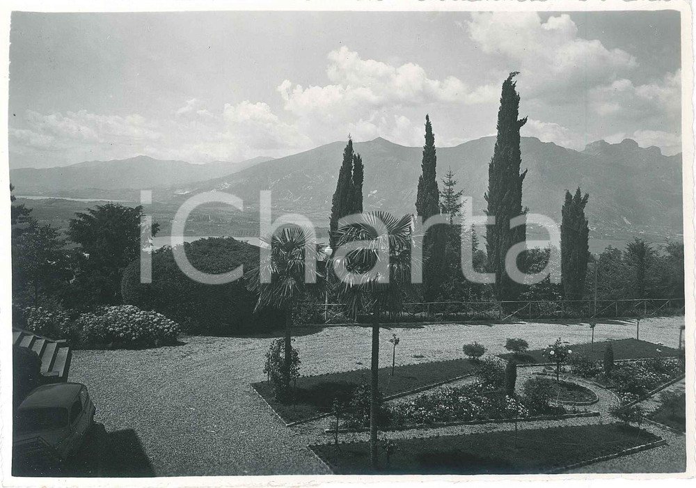 Fotografia d epoca originale 1950 ca OGGIONO LC Parco pubblico Fotografia 16x11 cm 1
