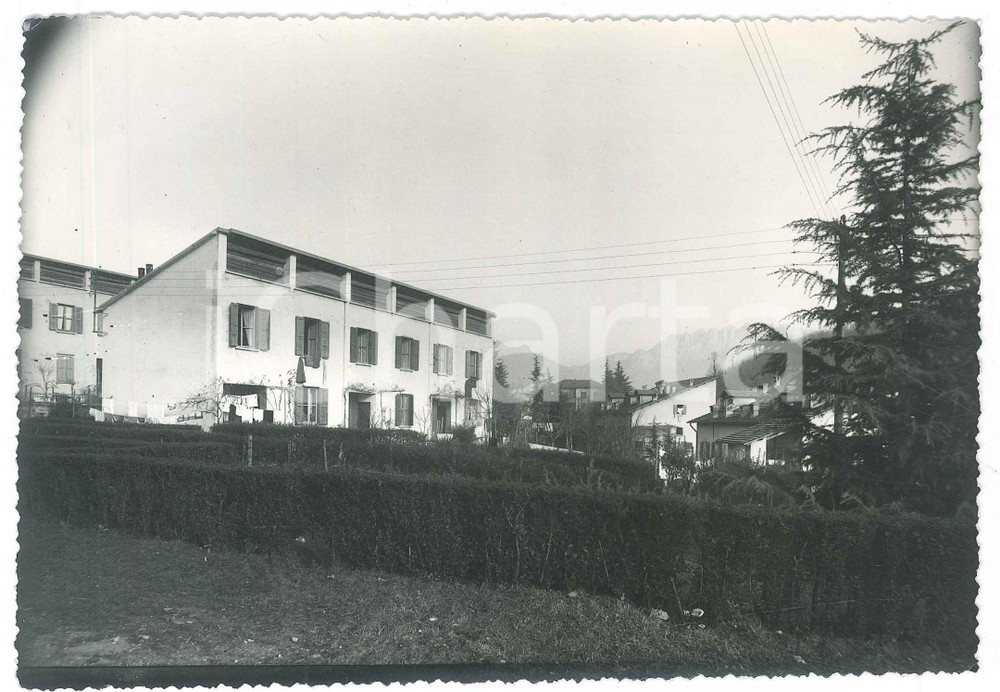 Fotografia d epoca originale 1950 ca OGGIONO LC Veduta del paese Fotografia 17x12 cm 1