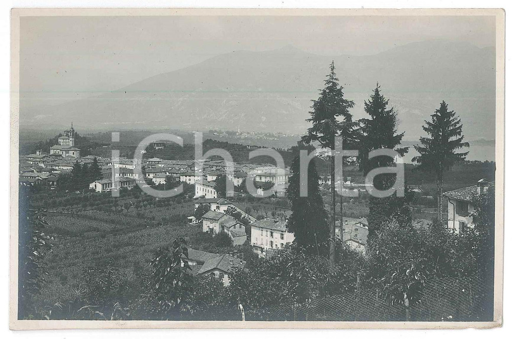 Fotografia d epoca originale 1930 ca OGGIONO LC Veduta panoramica dall alto Fotografia 13x9 cm 1