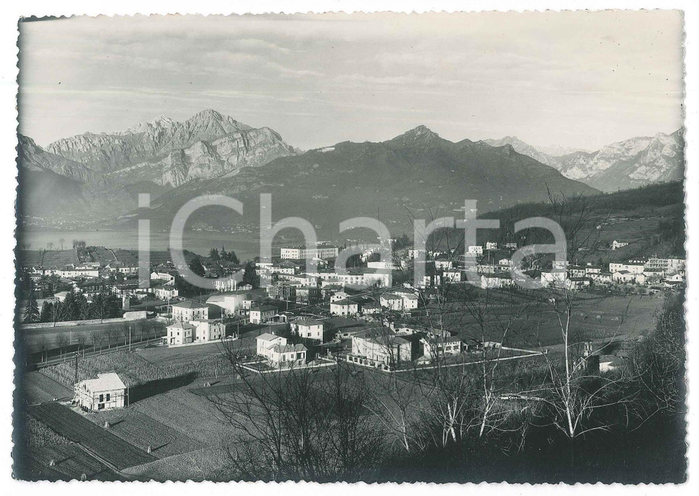 Fotografia d epoca originale 1950 ca OGGIONO LC Panorama dall alto Fotografia 17x12 cm 1