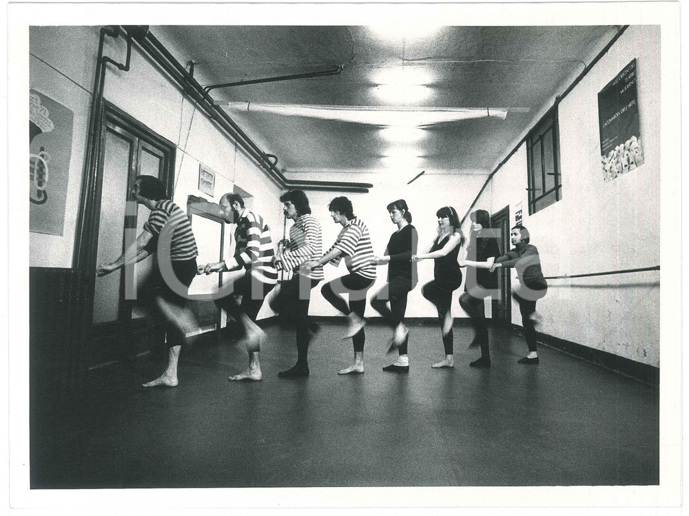 Fotografia d epoca originale 1980 ca TEATRO ITALIA  Prove di uno spettacolo Fotografia 24x18 cm 1