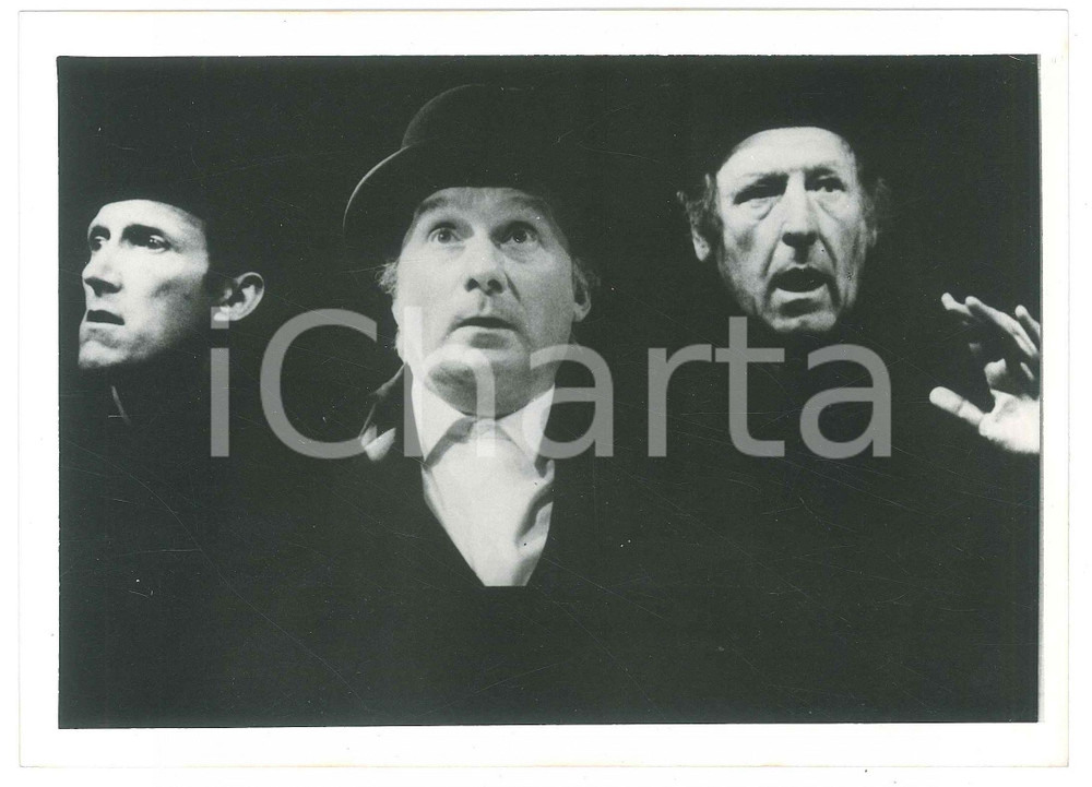 Fotografia d epoca originale 1978 FESTIVAL D AVIGNON En attendant Godot  Regia O. KREJCA  Michel BOUQUET 1