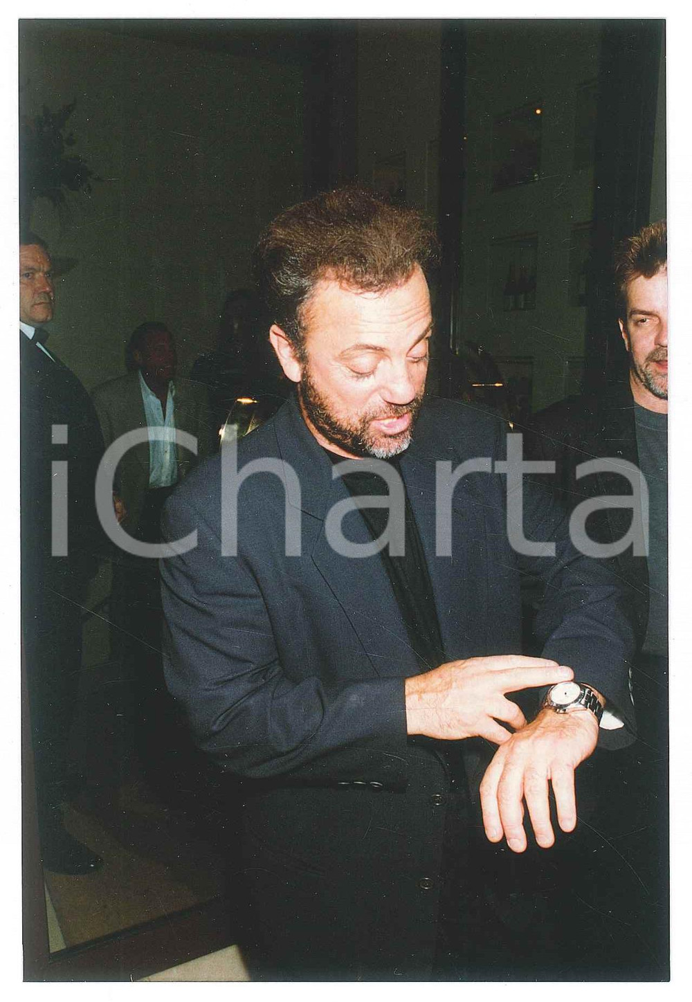 Fotografia d epoca originale 1990 ca MUSICA Billy JOEL Ritratto del cantautore  Foto 10x15 cm 1