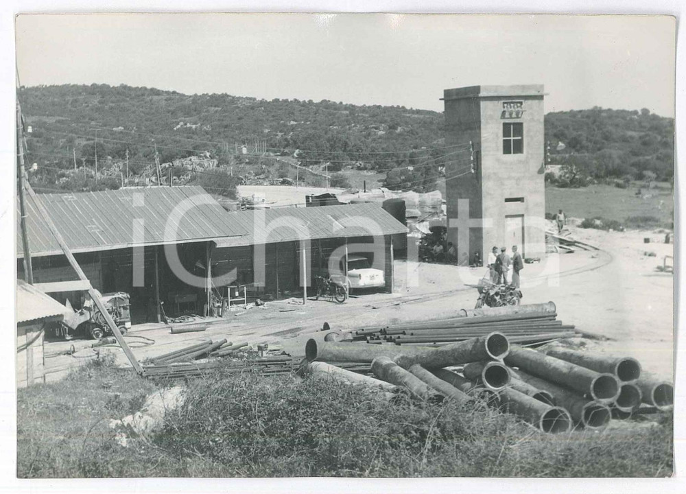 Fotografia d epoca originale 1963 ARZACHENA SS Cantiere abbandonato  Foto 15x10 cm 6 1