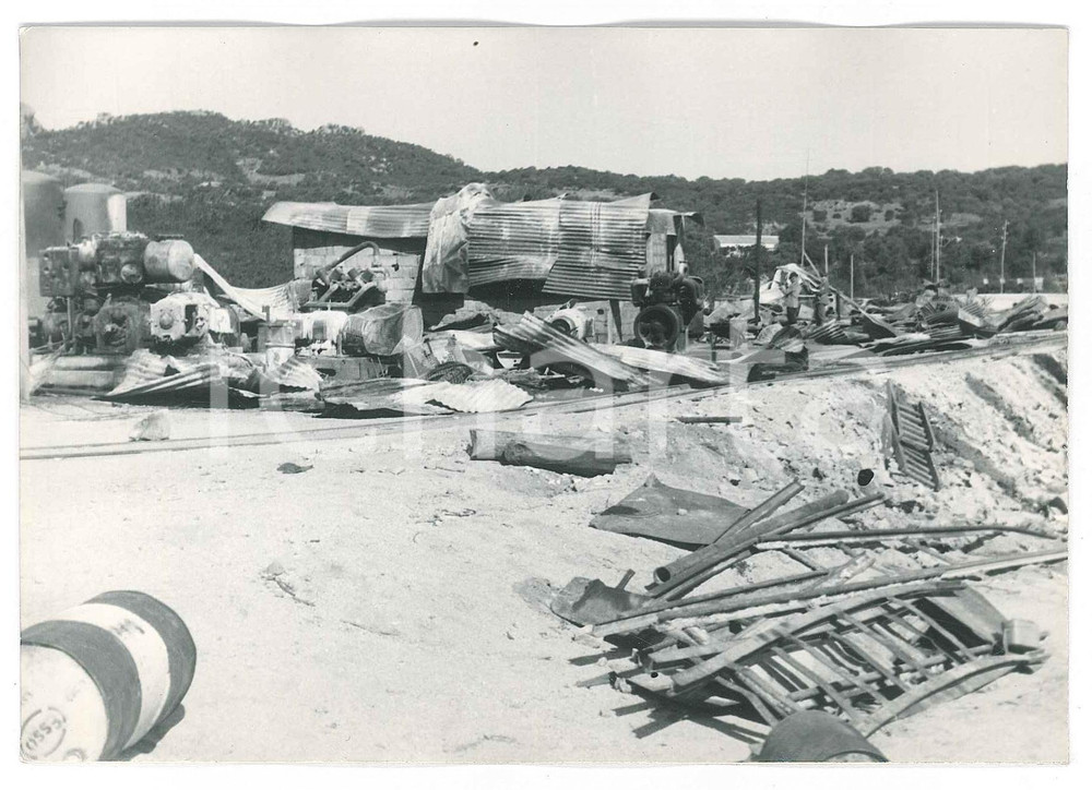 Fotografia d epoca originale 1963 ARZACHENA SS Cantiere abbandonato  Foto 15x10 cm 1 1