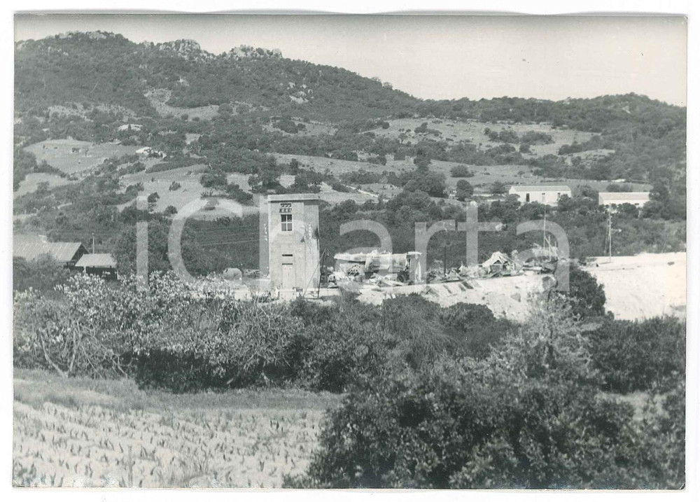 Fotografia d epoca originale 1963 ARZACHENA SS Cantiere abbandonato  Foto 15x10 cm 2 1