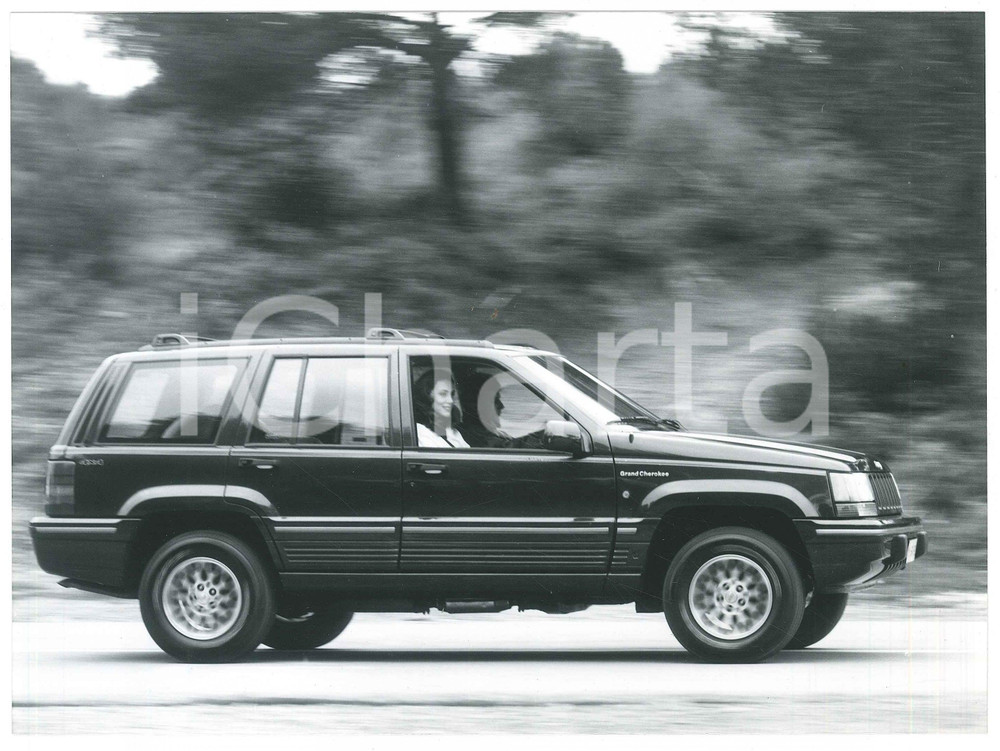 Fotografia d epoca originale 1995 AUTO  JEEP Grand Cherokee  Photo 24x17 cm 1