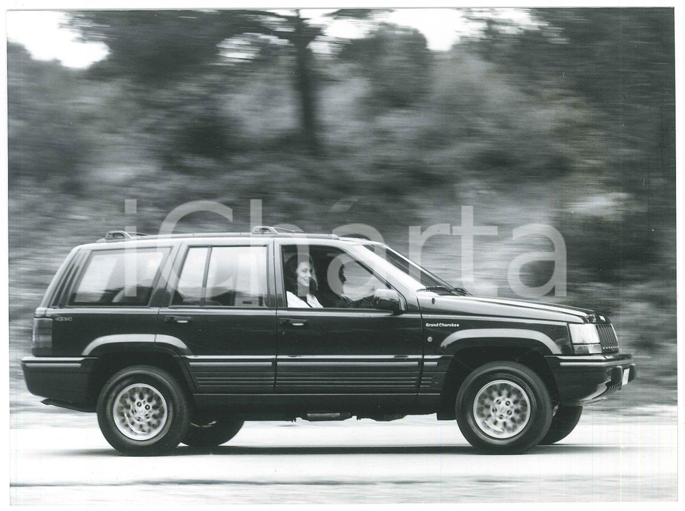 Fotografia d epoca originale 1995 AUTO  JEEP Grand Cherokee  Photo 24x17 cm 1 1