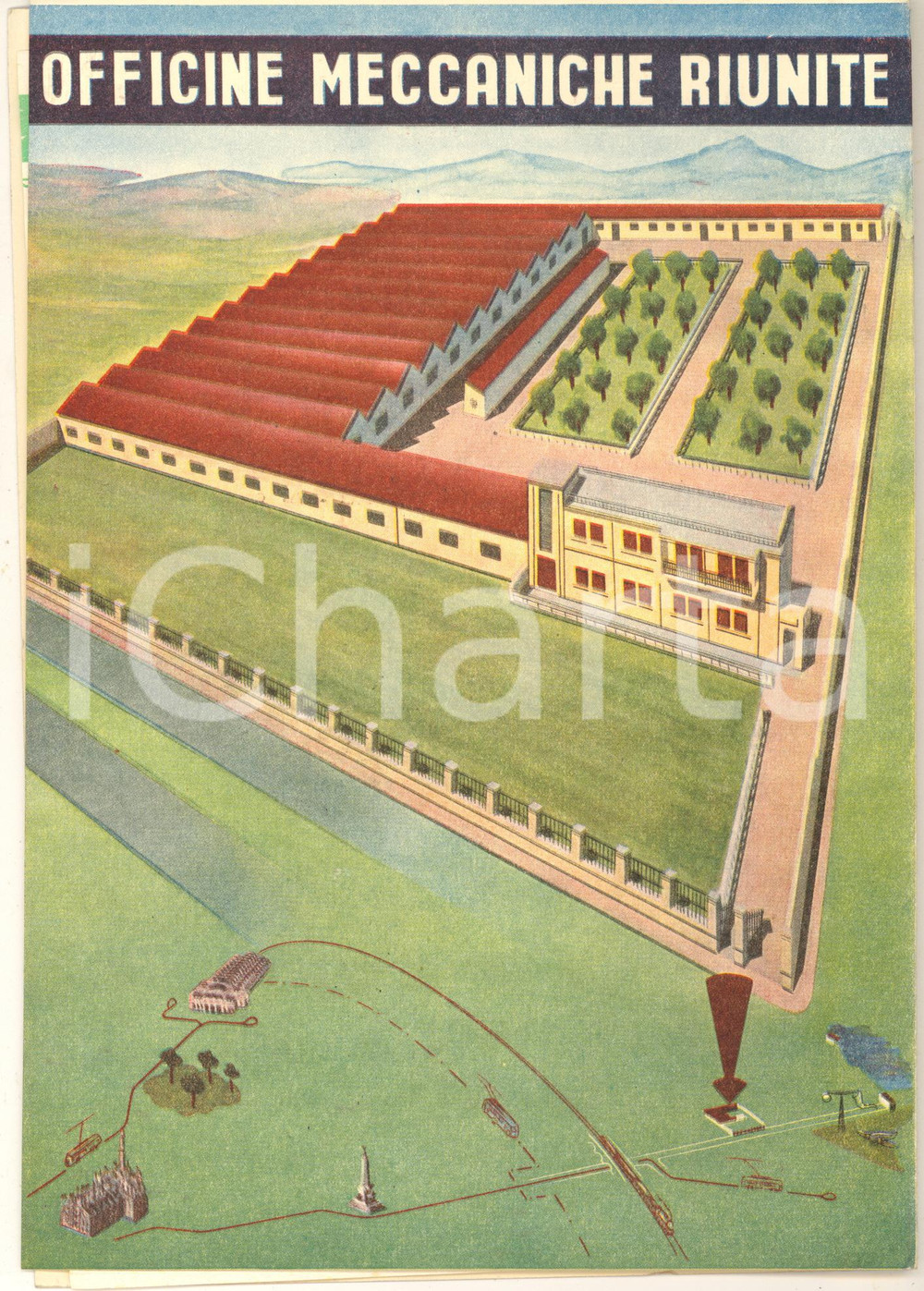 Materiale pubblicitario d’epoca 1960 ca MILANO  Officine Meccaniche Riunite  Catalogo ILLUSTRATO 1