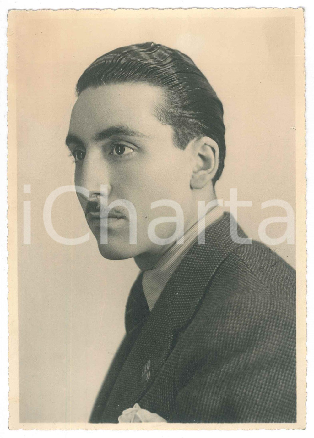 1942 MILANO Ritratto di Mario ANGIOLINI - JOLLY CLUB *Foto 13x18 cm
