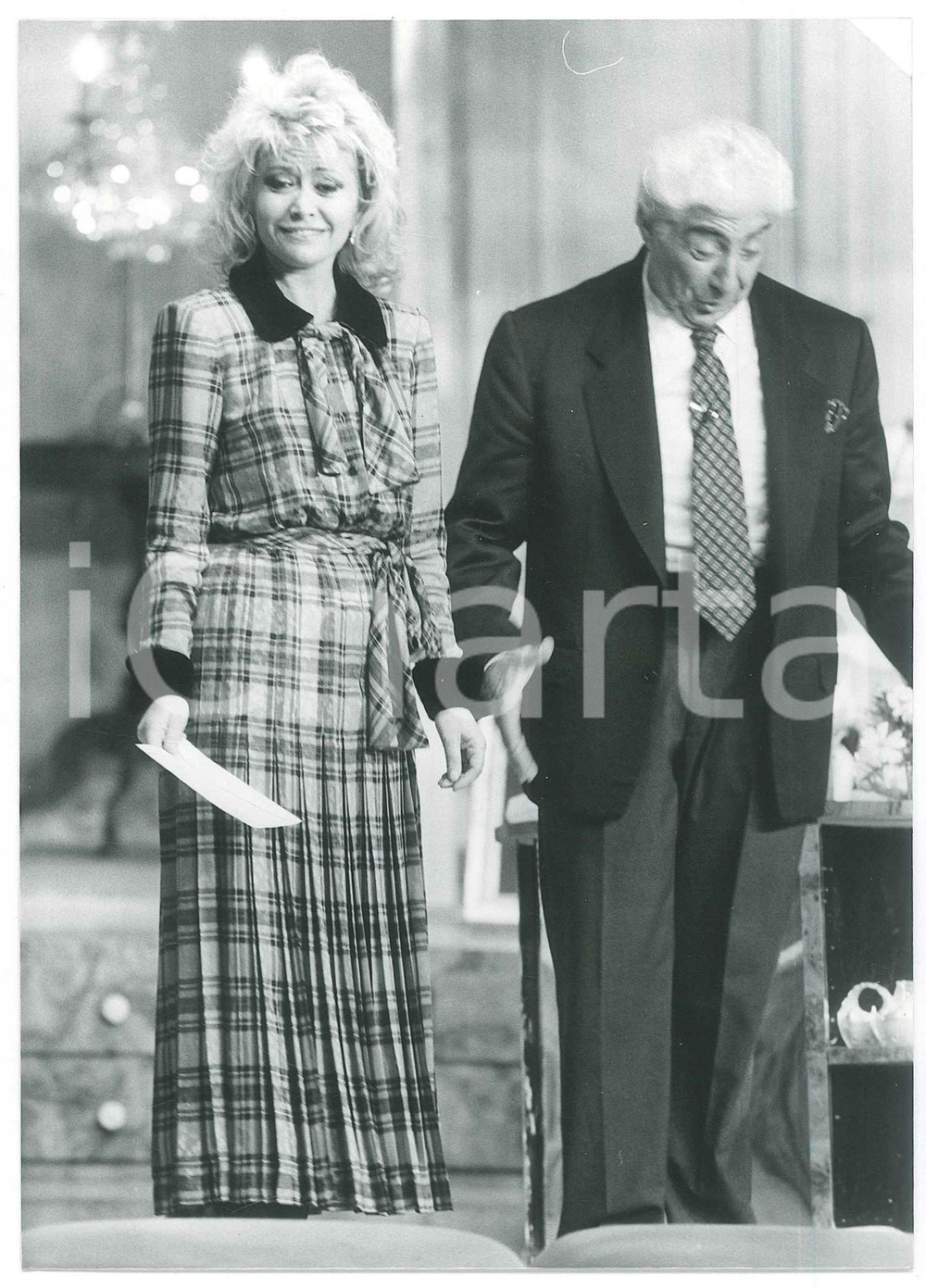 Fotografia d epoca originale 1988 TEATRO Una zingara m ha detto...  Gino BRAMIERI Paola QUATTRINI Foto 4 1