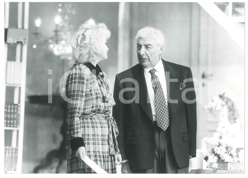 Fotografia d epoca originale 1988 TEATRO Una zingara m ha detto...  Gino BRAMIERI Paola QUATTRINI Foto 9 1