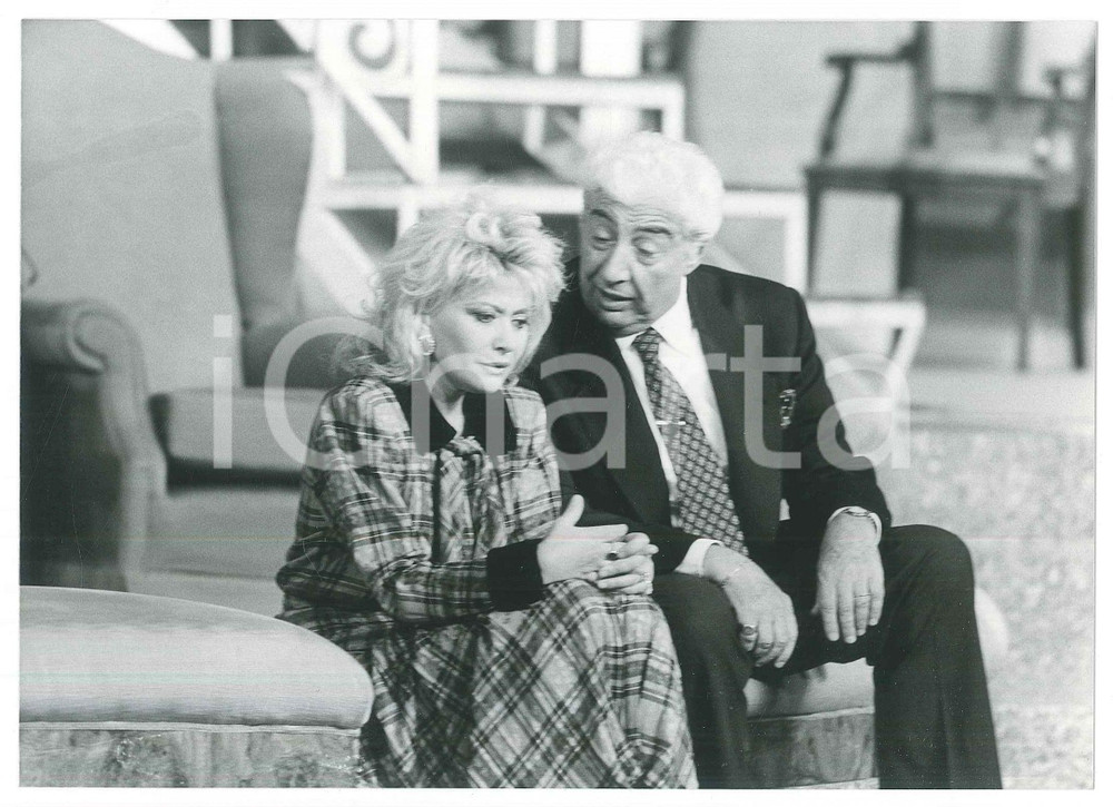 Fotografia d epoca originale 1988 TEATRO Una zingara m ha detto...  Gino BRAMIERI Paola QUATTRINI Foto 10 1