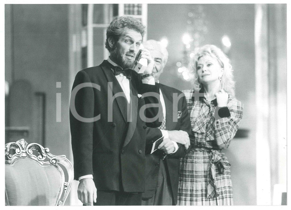 Fotografia d epoca originale 1988 TEATRO Una zingara m ha detto...  Gino BRAMIERI Paola QUATTRINI Foto 1