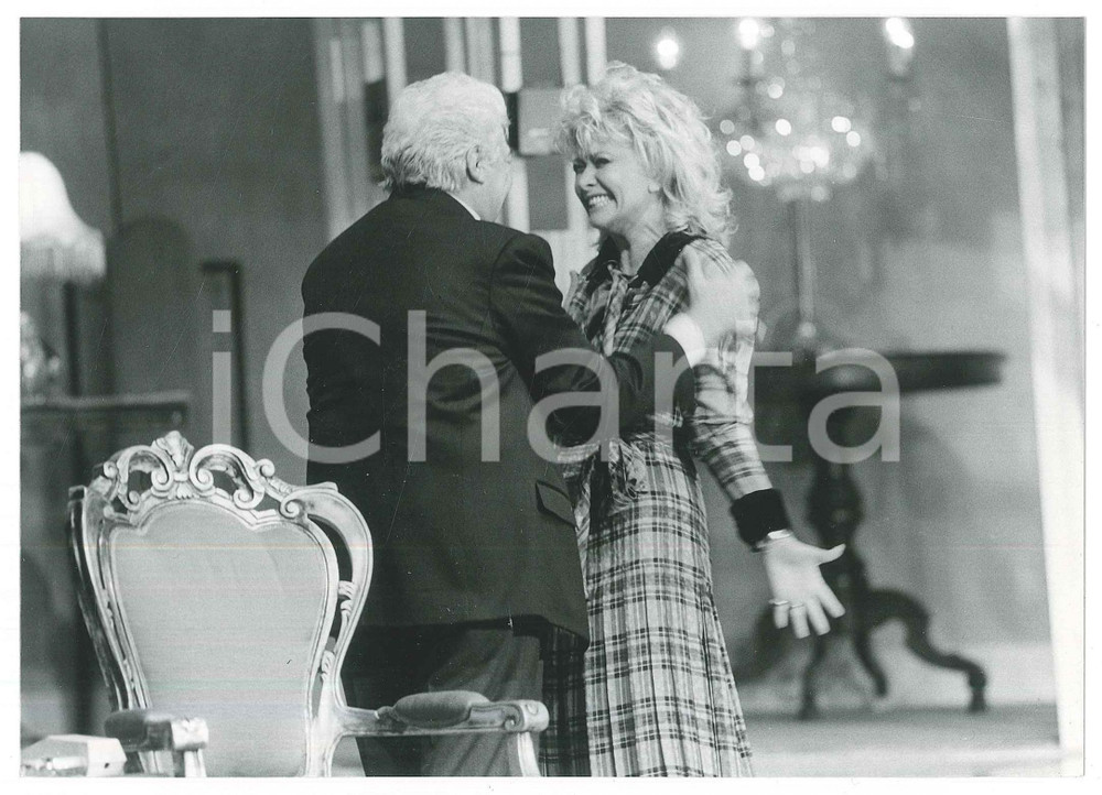 Fotografia d epoca originale 1988 TEATRO Una zingara m ha detto...  Gino BRAMIERI Paola QUATTRINI Foto 3 1