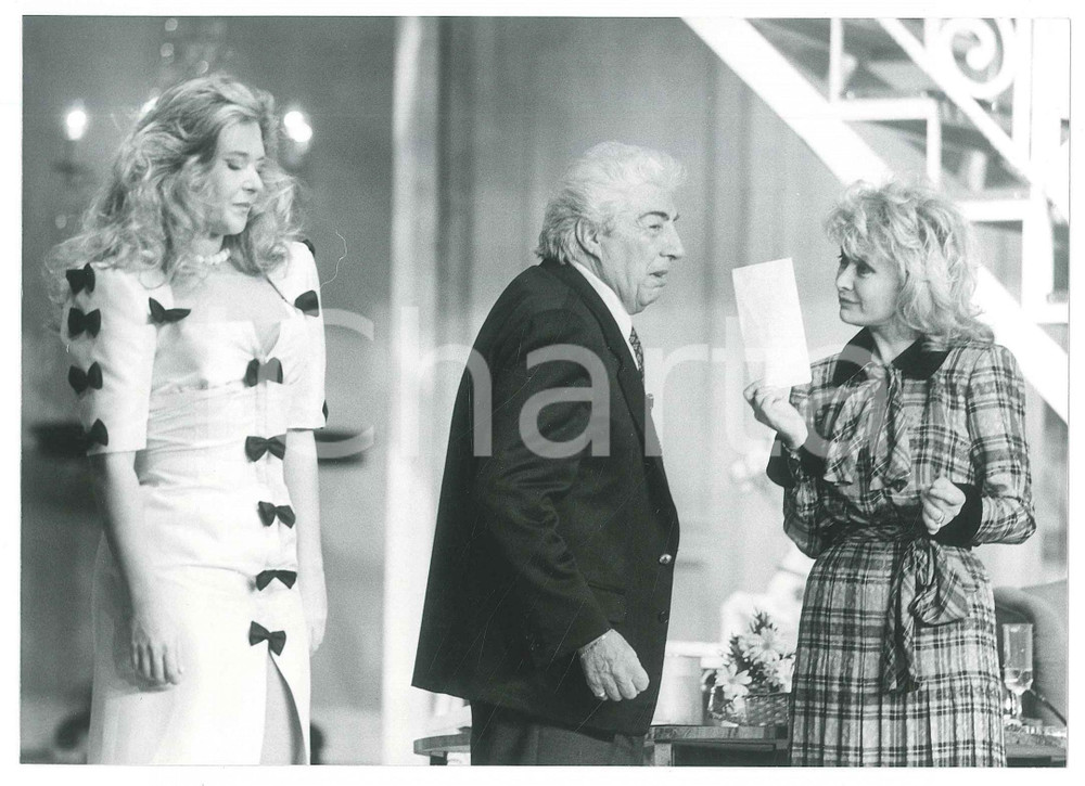 Fotografia d epoca originale 1988 TEATRO Una zingara m ha detto Gino BRAMIERI Paola QUATTRINI Cinzia BERNI 7 1
