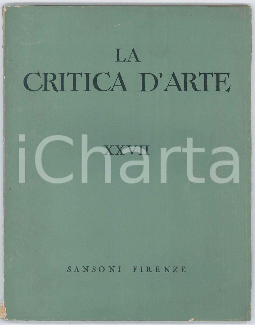 Giornale, rivista storica 1949 LA CRITICA D ARTE Jacopo della Quercia  Pittura lombarda del  400 Rivista 1