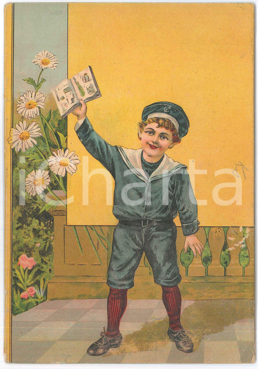 Libro, pubblicazione d epoca 1925 ca INFANZIA Libro da colorare  Coloring book  10 pagg.  16x23 cm 1