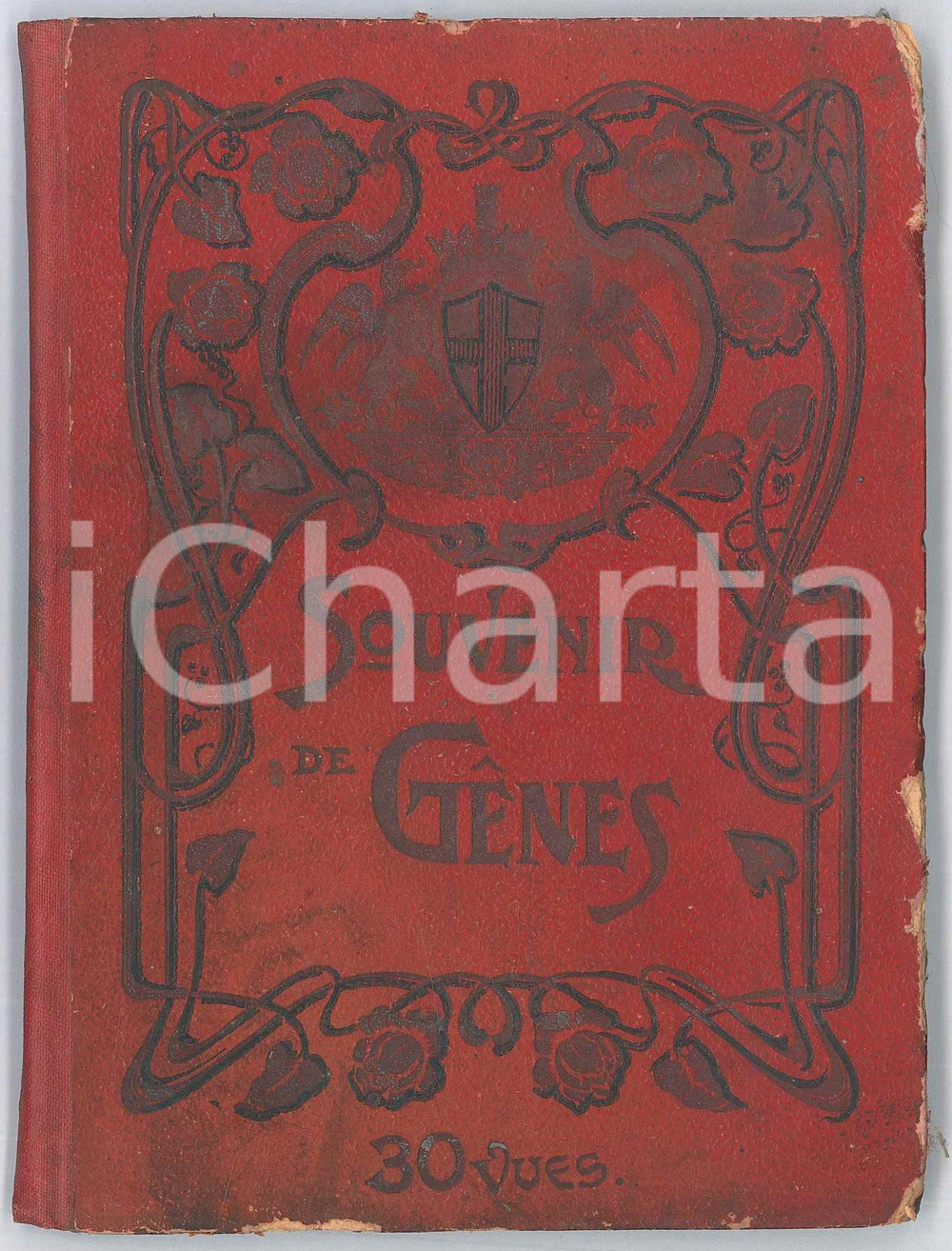 Libro, pubblicazione d epoca 1910 ca TURISMO GENOVA Album ricordo 30 vedute ILLUSTRATO 1