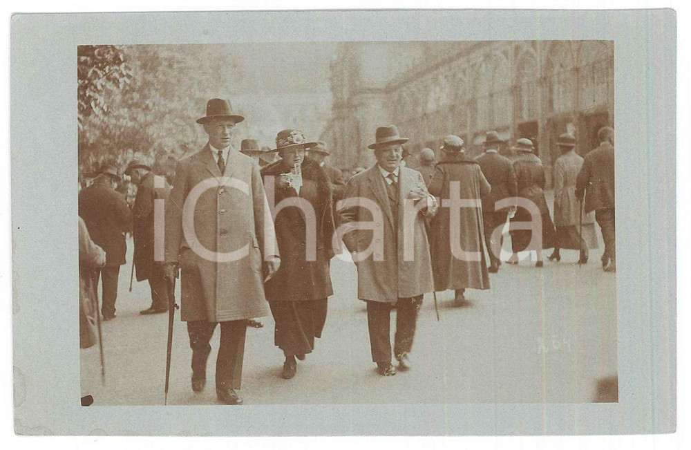 Fotografia d epoca originale 1923 MARIANSKE LAZNE /MARIENBAD CZ Three tourists Photo Hans LAMPALZER 14x9 1
