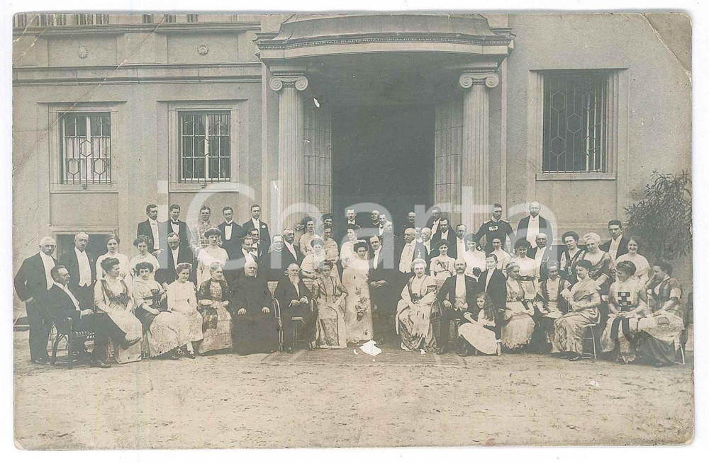 1910 ca NOBILTA' - GERMANIA - Matrimonio - Ritratto di famiglia *Foto 14x9 cm