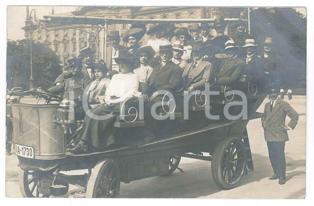 Fotografia d epoca originale 1912 TOURISM  MUNCHEN  Vereinigte MÃ¼nchener Fremdenrundfahrten  Photo 1