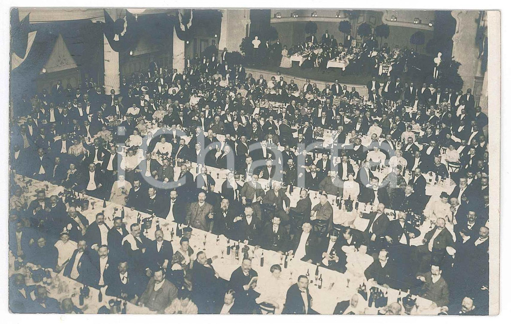 Fotografia d epoca originale 1907 EISENACH D Cena in una sala teatrale  Foto anonima 14x9 cm 1