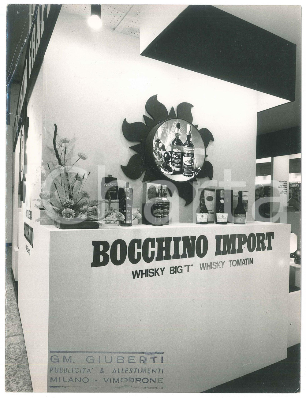 Fotografia d epoca originale 1971 FIERA DI MILANO ? Stand GRAPPA BOCCHINO Foto 18x24 cm 4 1
