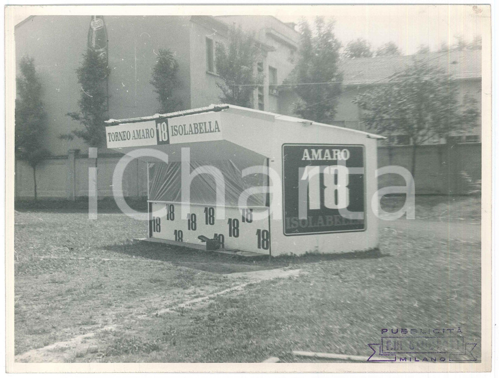 Fotografia d epoca originale 1965 ca MILANO Campo sportivo Enrico Cappelli Torneo AMARO 18 ISOLABELLA Foto 1