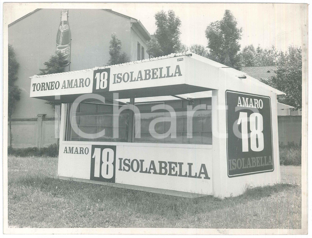 Fotografia d epoca originale 1965 ca MILANO Campo sportivo Enrico Cappelli Torneo AMARO 18 ISOLABELLA Foto 1